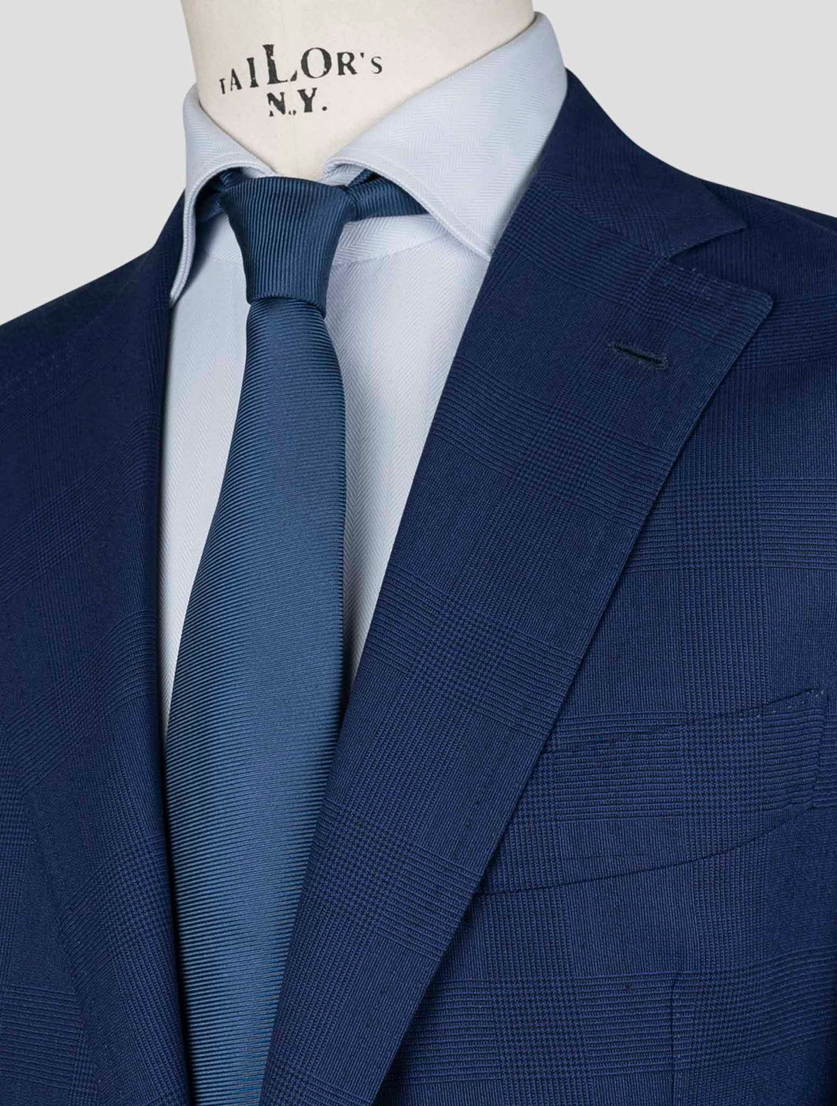 Luigi Borrelli Blue Virgin Wool Silk Suit