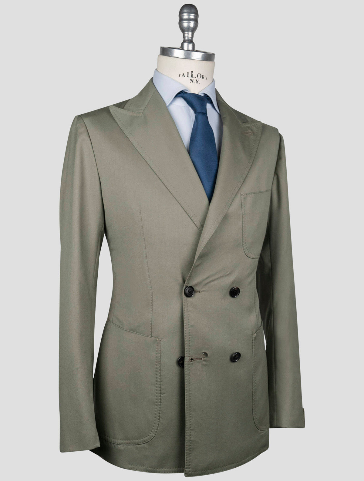 Luigi Borrelli Luigi Borrelli Green Virgin Wool Suit Green 001