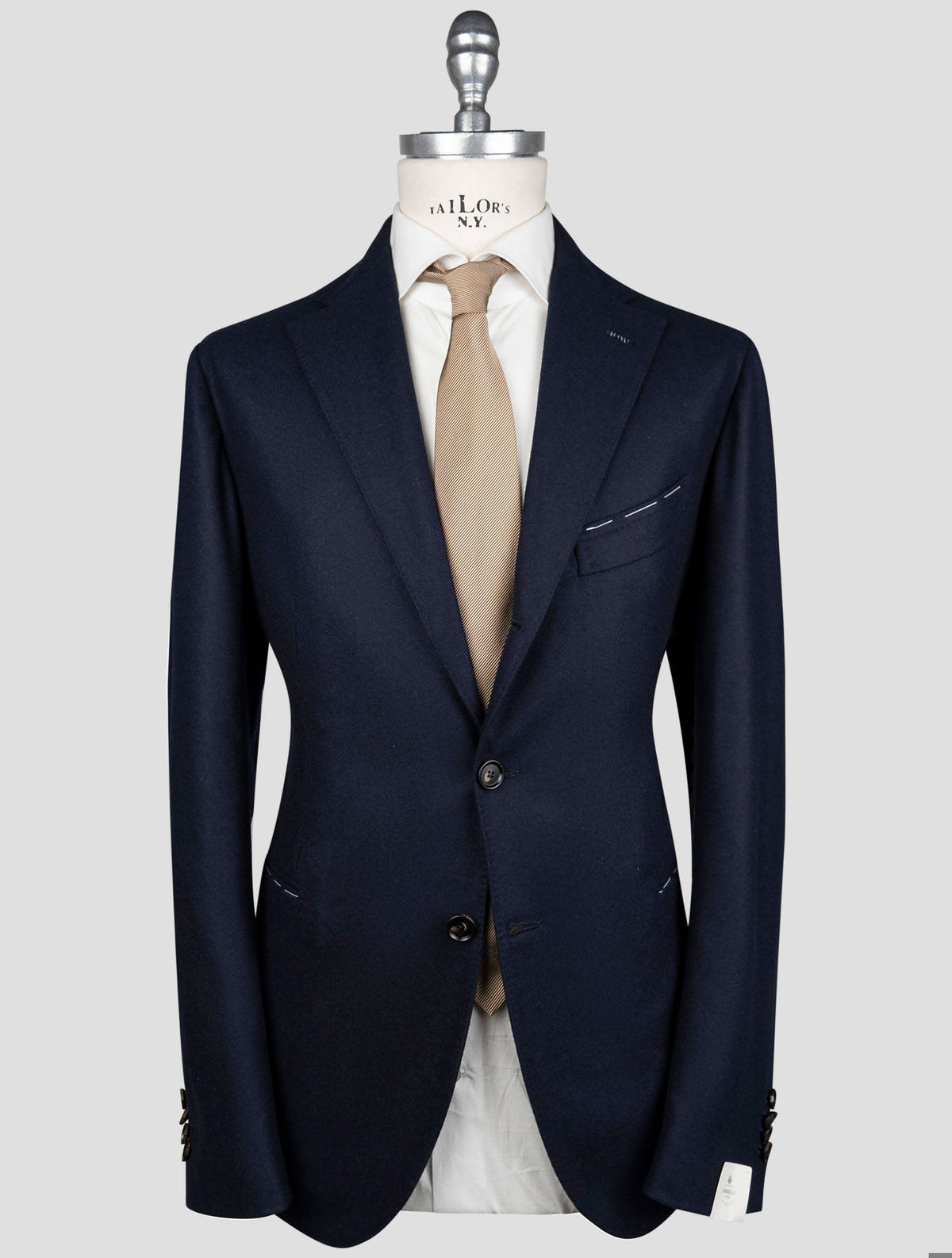 Luigi Borrelli Blue Virgin Wool Suit