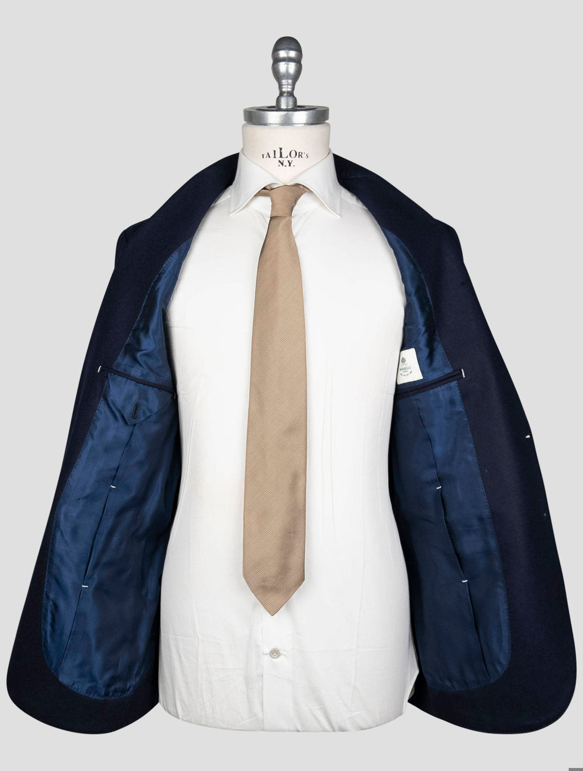 Luigi Borrelli Blue Virgin Wool Suit