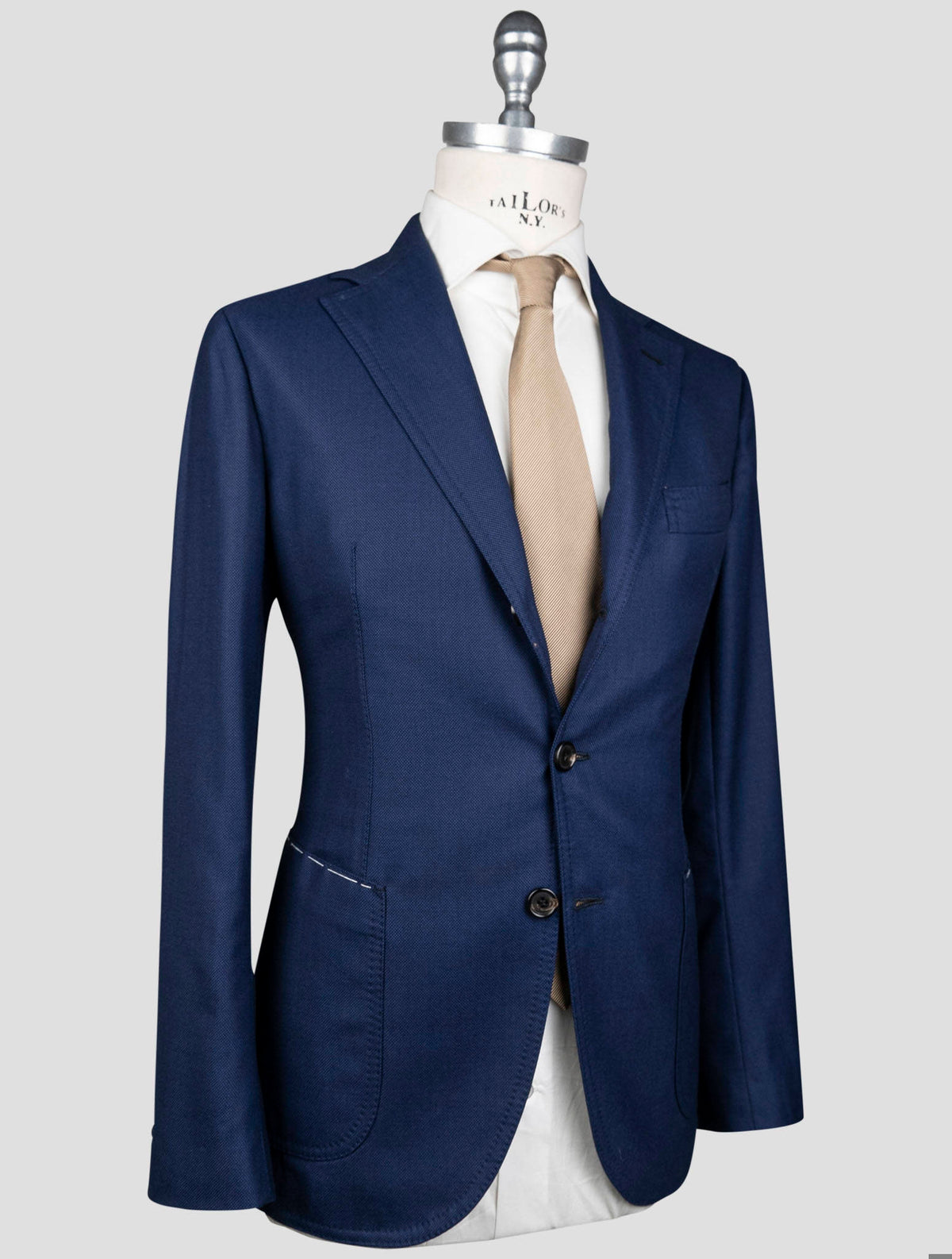 Luigi Borrelli Luigi Borrelli Blue Virgin Wool Suit Blue 001