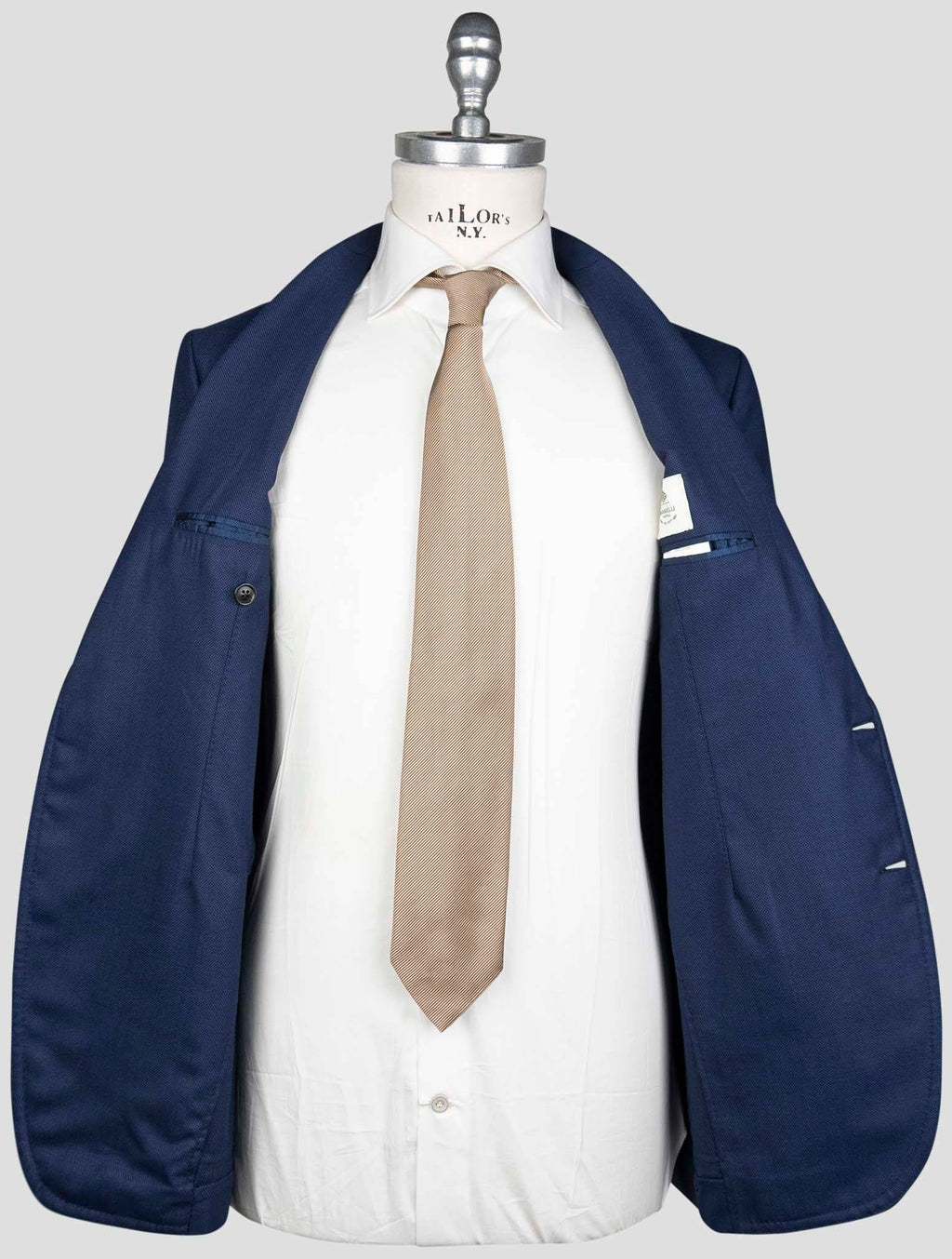 Luigi Borrelli Blue Virgin Wool Suit
