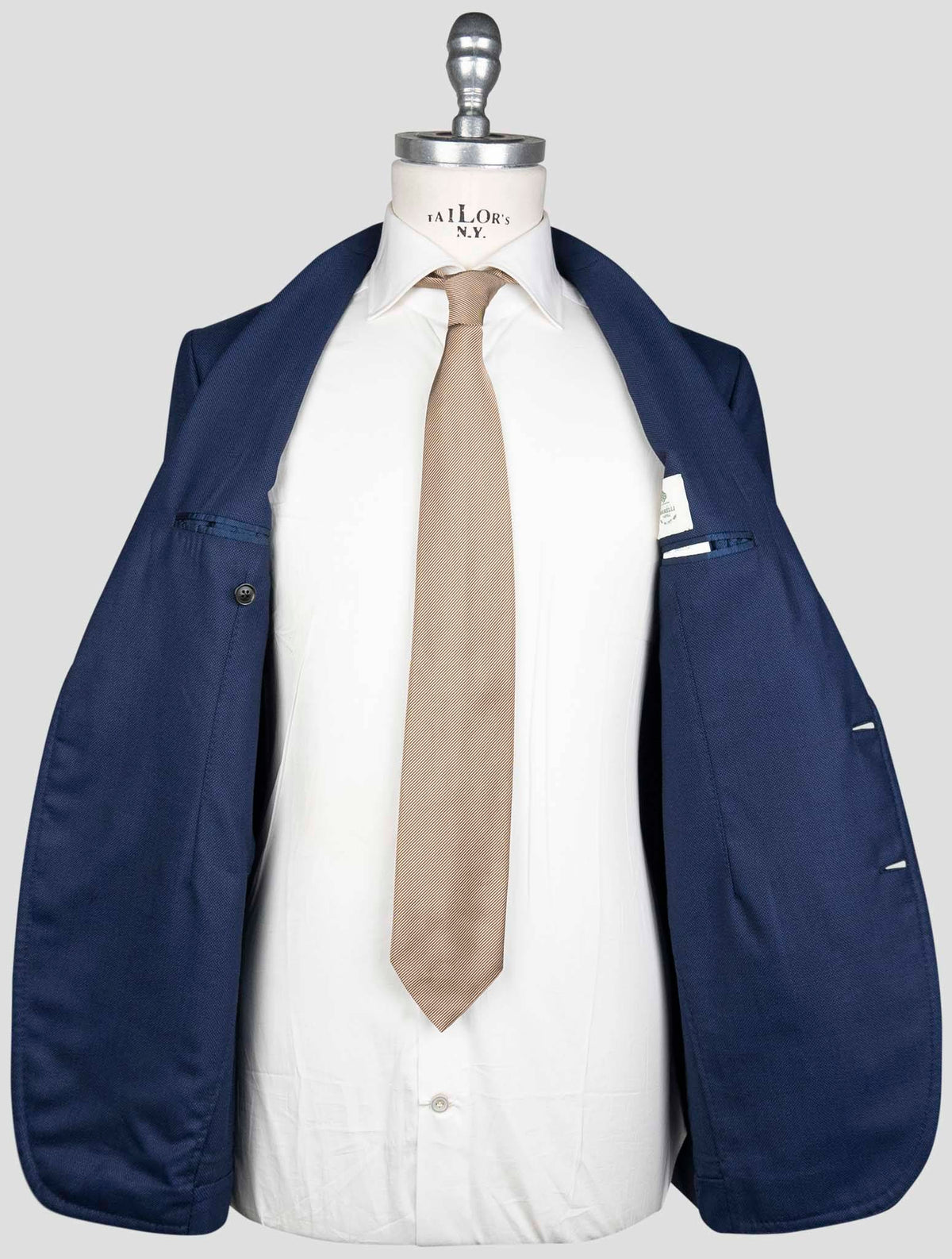 Luigi Borrelli Blue Virgin Wool Suit