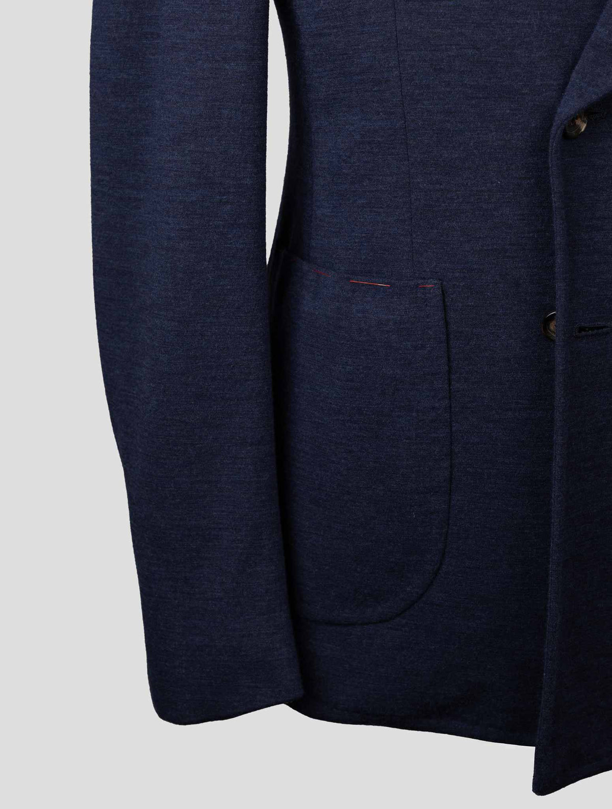 Isaia Blue Wool Pa Blazer