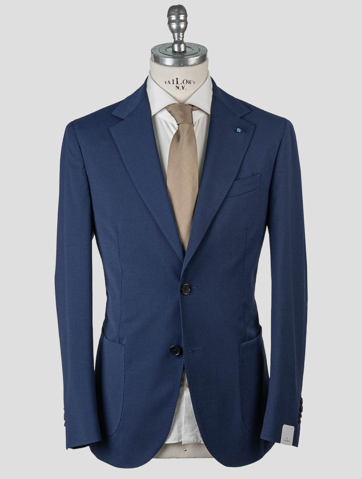 Giampaolo Blue Wool Pl Ea Suit