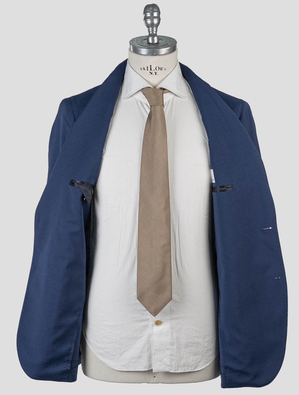 Giampaolo Blue Wool Pl Ea Suit
