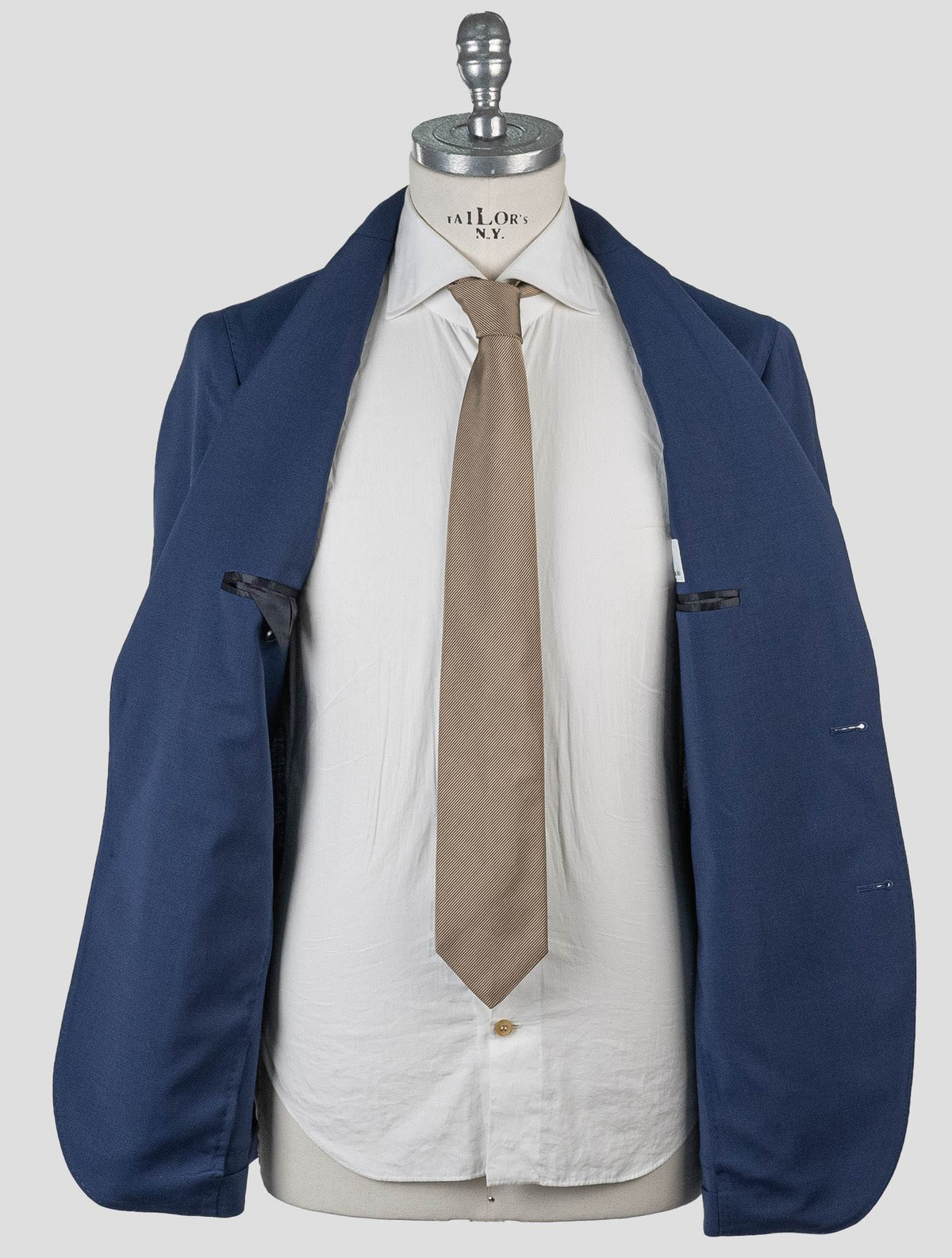 Giampaolo Blue Wool Pl Ea Suit