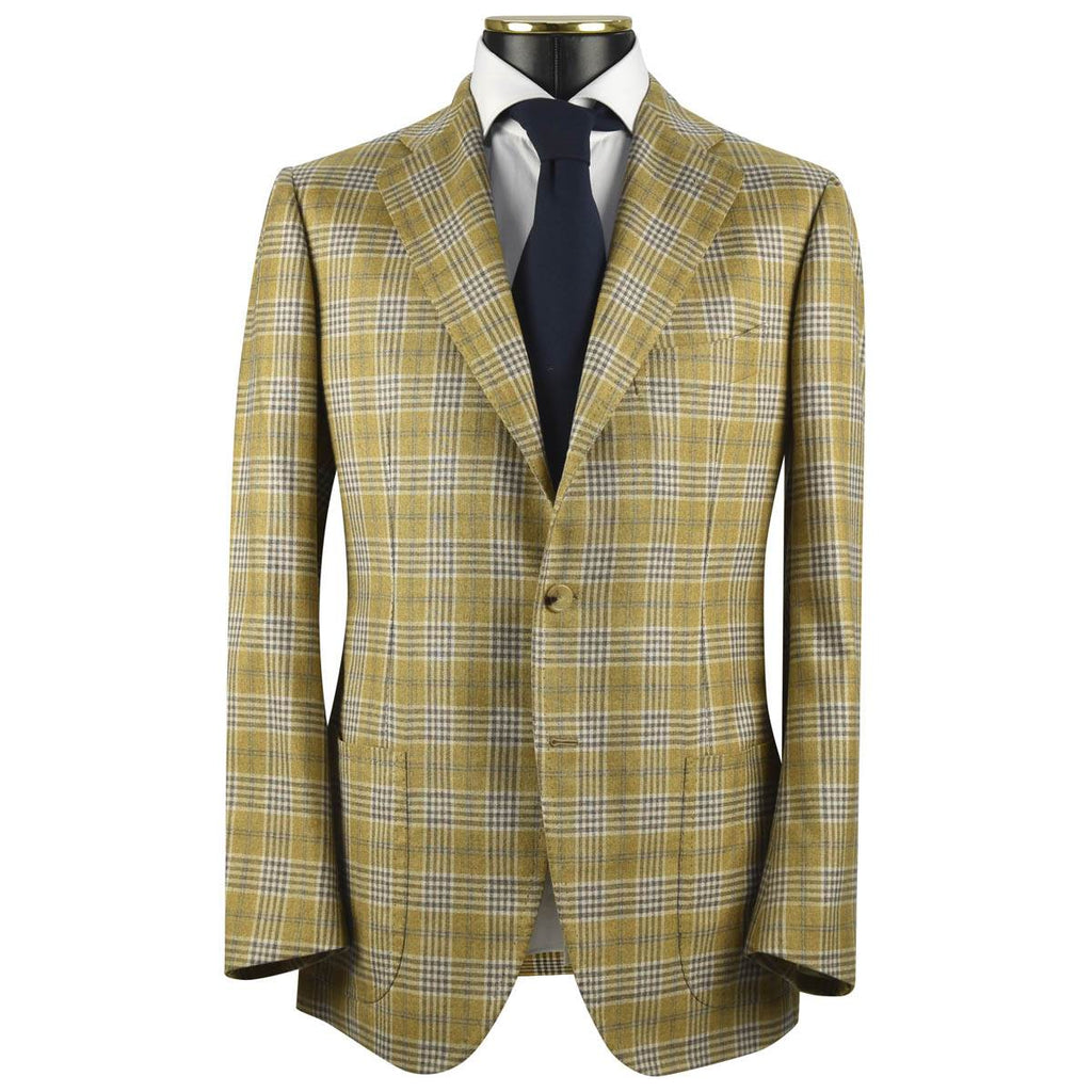 CESARE ATTOLINI Multicolor Silk Cashmere Blazer