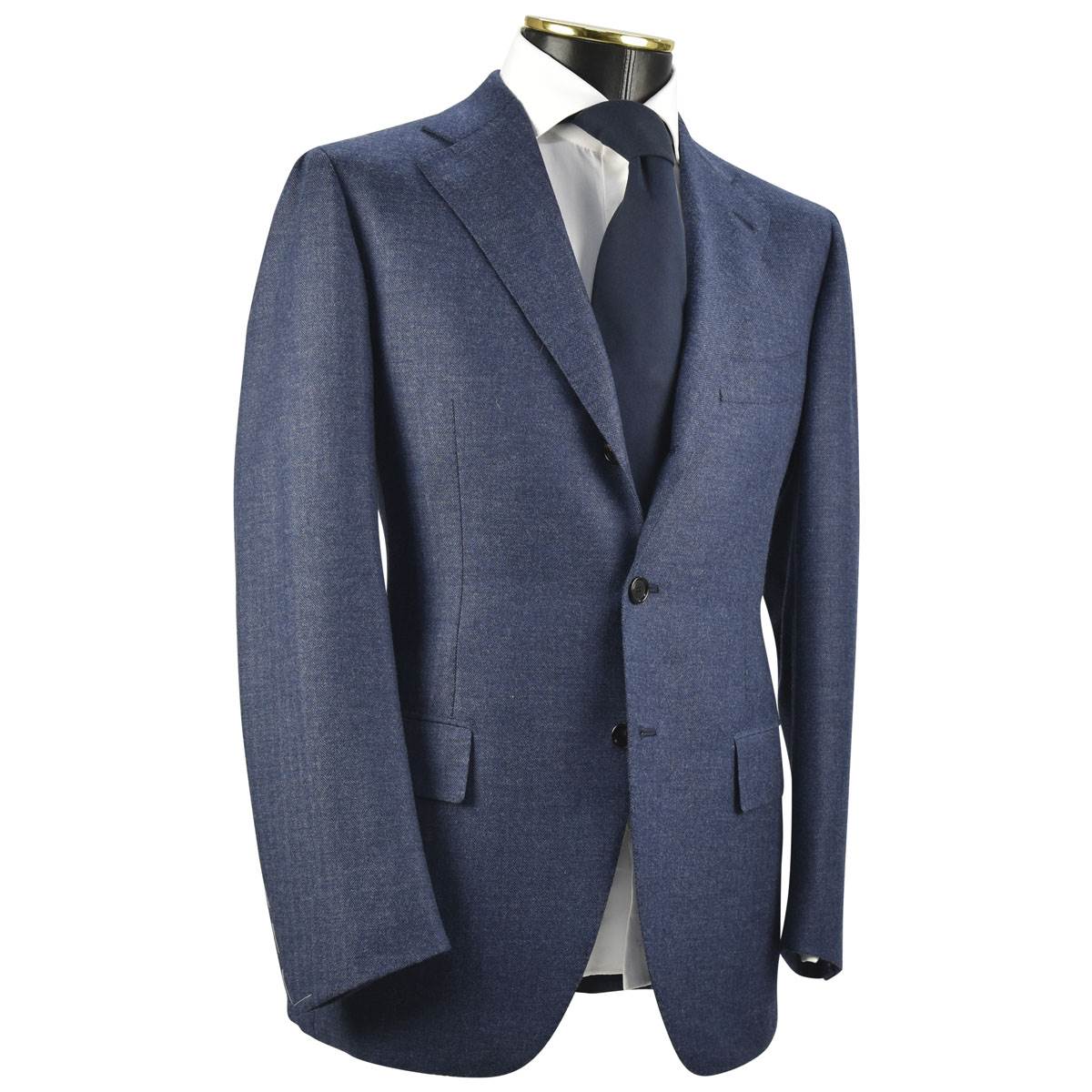Cesare Attolini CESARE ATTOLINI Blue Wool 140's Cashmere Blazer Blue 001
