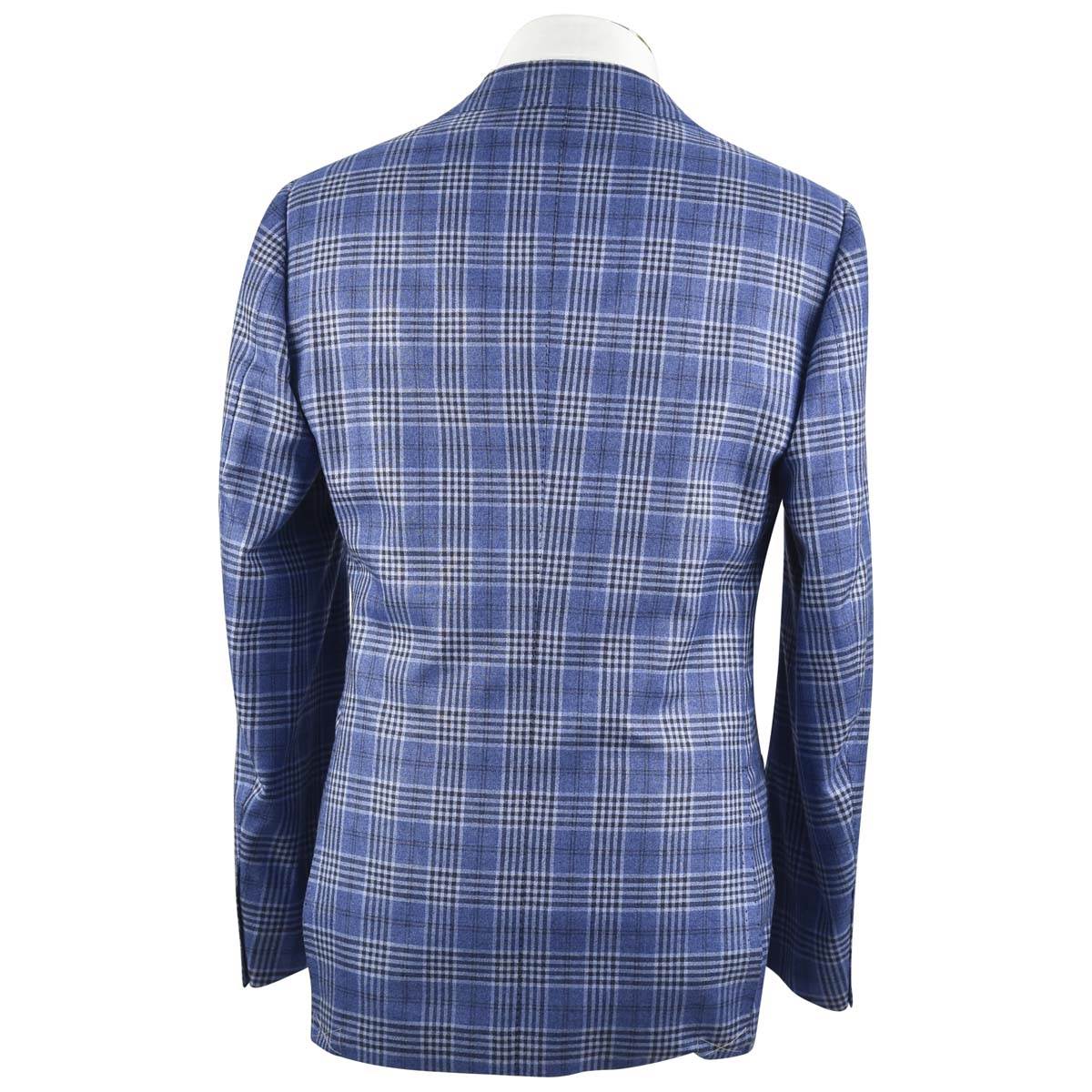 CESARE ATTOLINI Blue Cashmere Silk Blazer