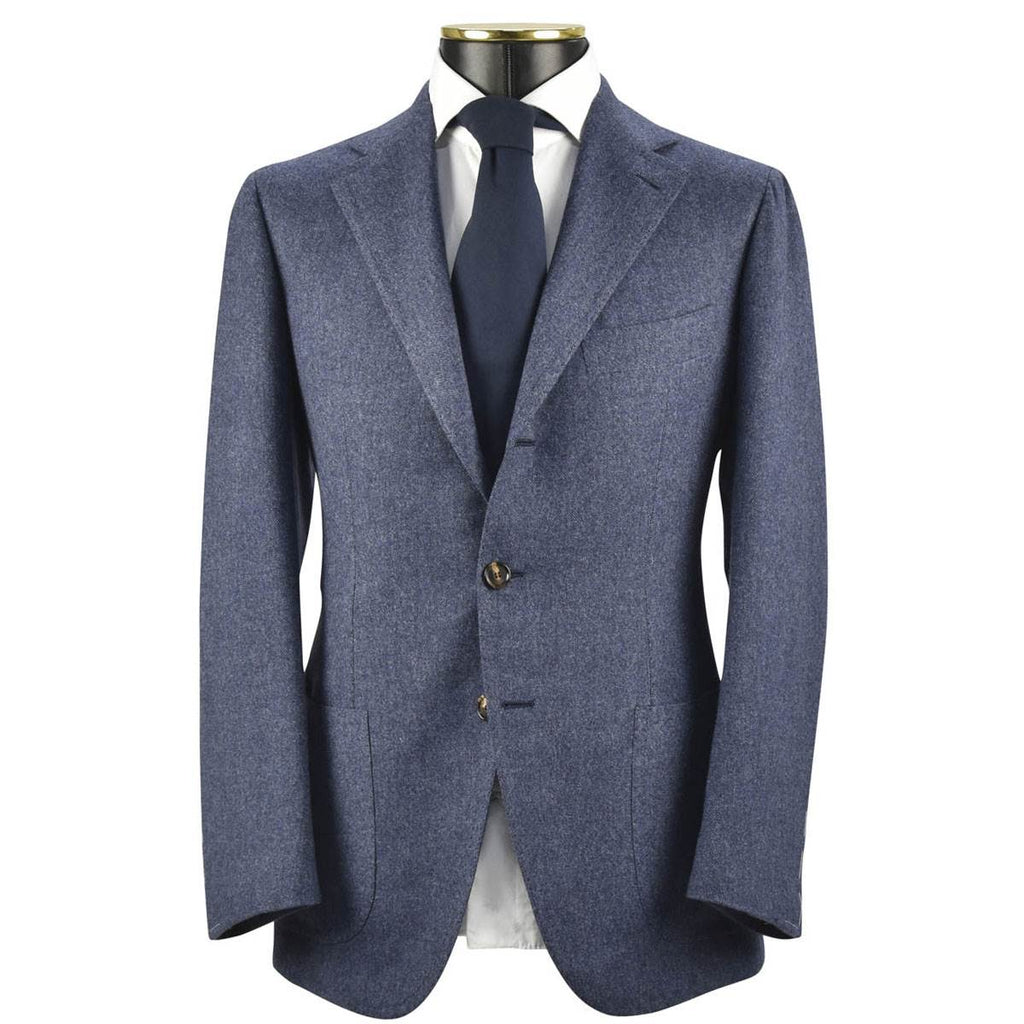 Cesare Attolini CESARE ATTOLINI Blue Wool Silk Cashmere Blazer Blue 000