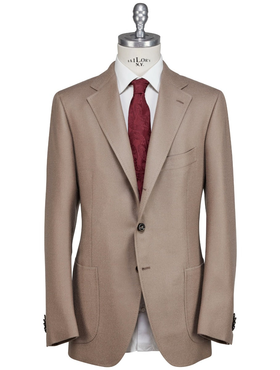 Cesare Attolini Beige Lambswool Cashmere Blazer