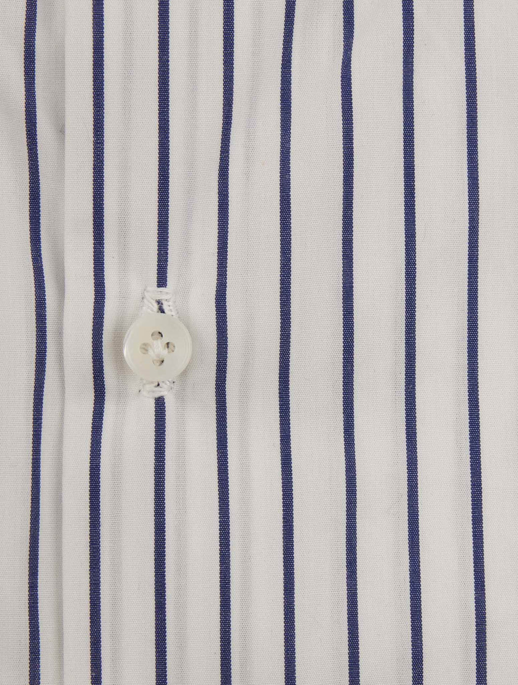 Luigi Borrelli Blue White Cotton Shirt