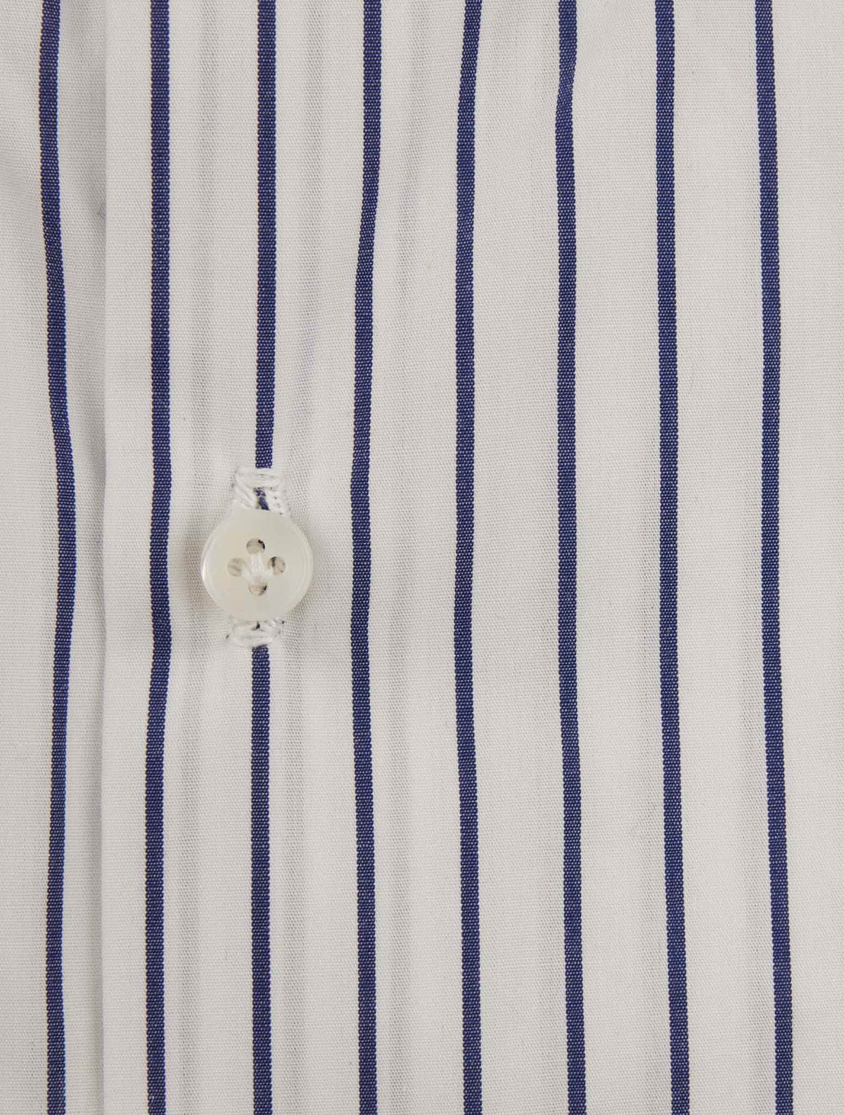Luigi Borrelli Blue White Cotton Shirt