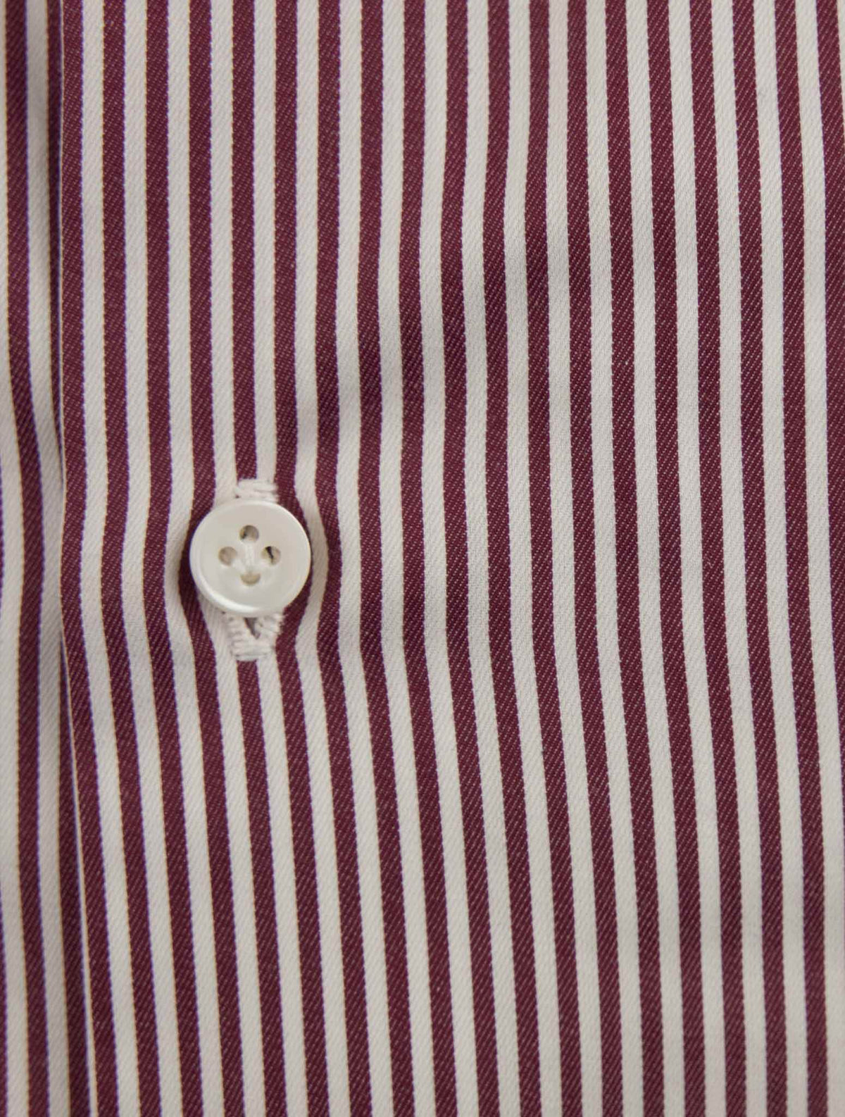 Luigi Borrelli Brown White Cotton Shirt