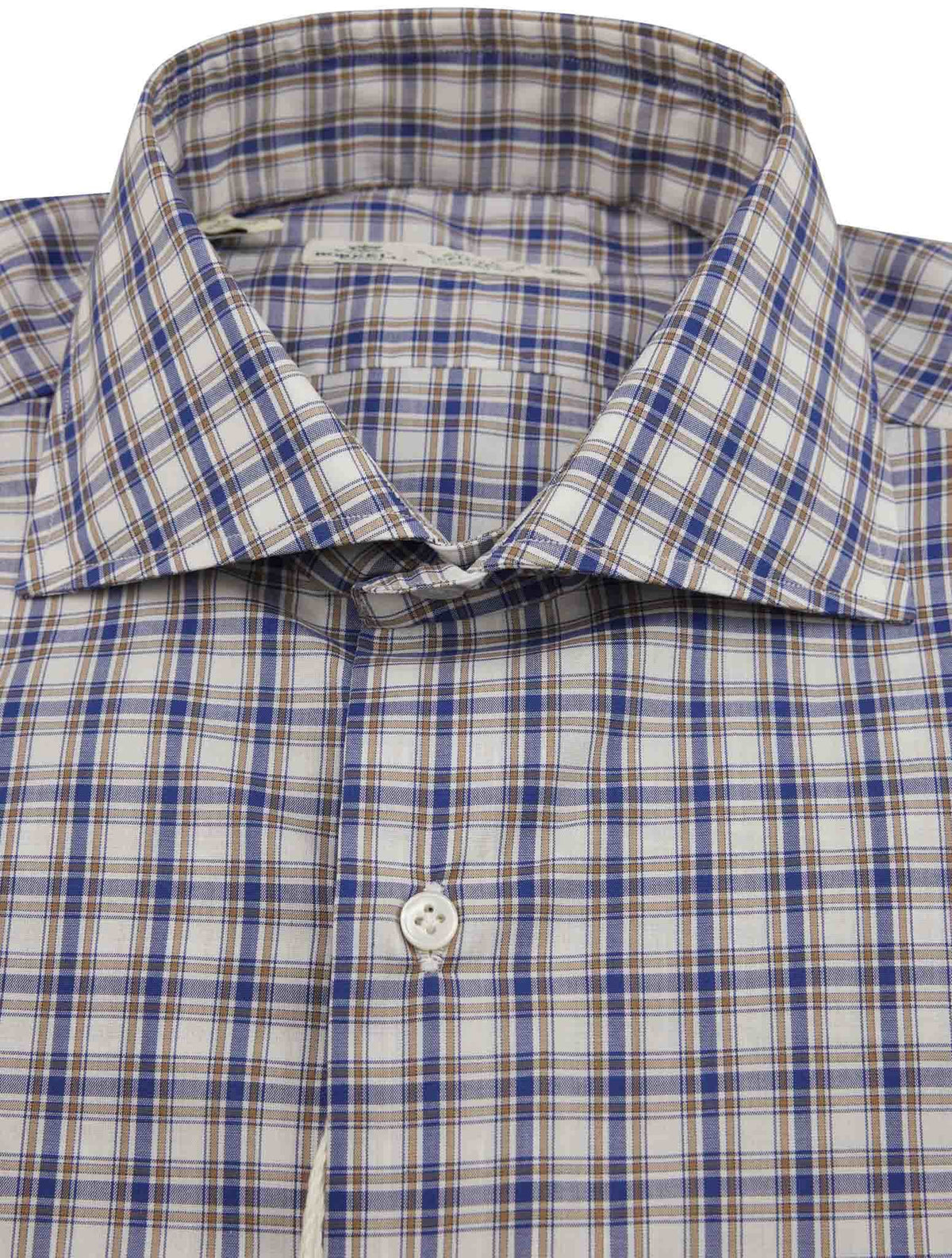 Luigi Borrelli Luigi Borrelli Multicolor Cotton Shirt Super Sakellaridis Exclusive Multicolor 001