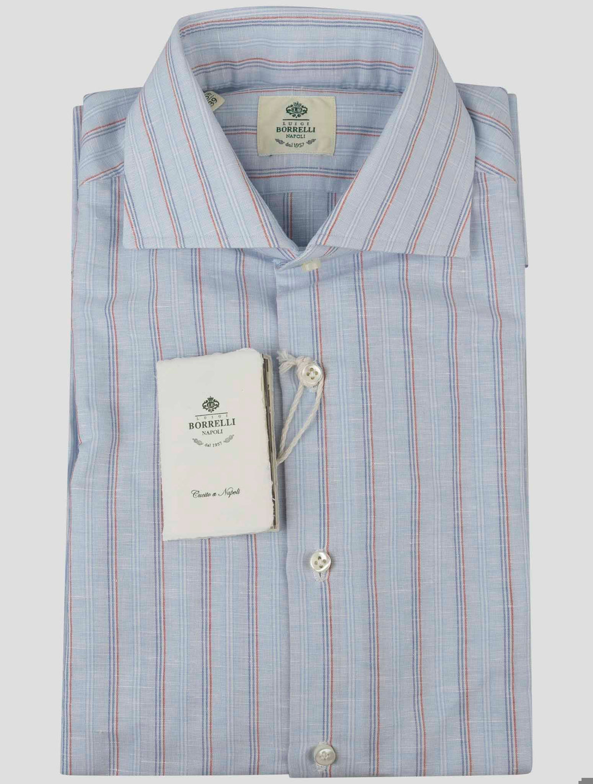 Luigi Borrelli Luigi Borrelli Multicolor Cotton Shirt Multicolor 000