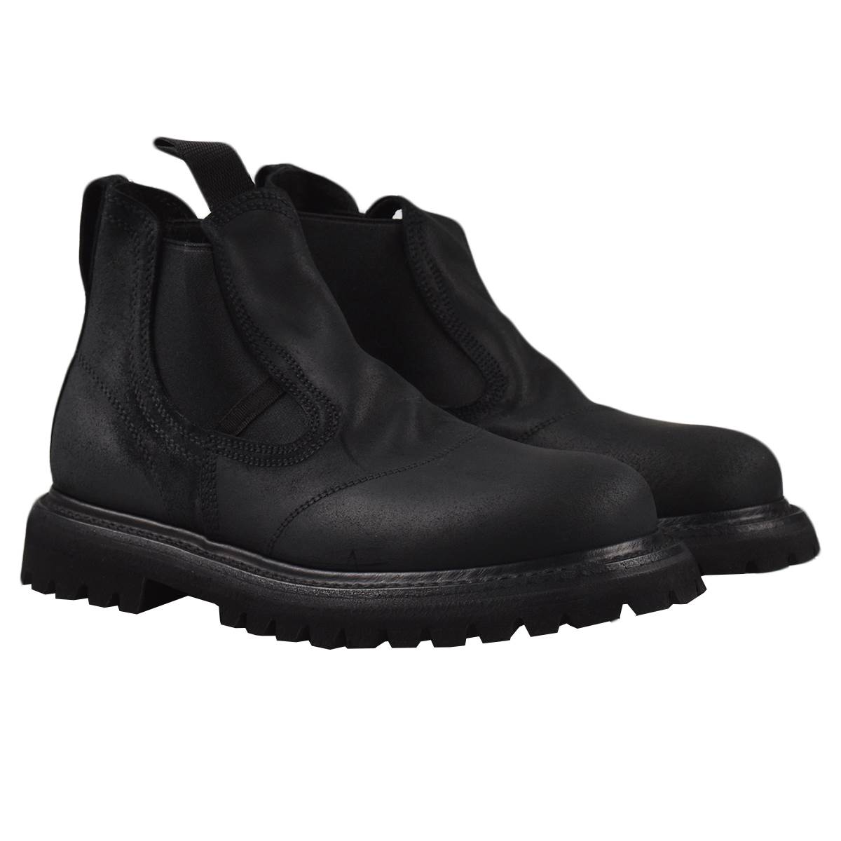 Premiata Premiata Black Leather Boots Black 000