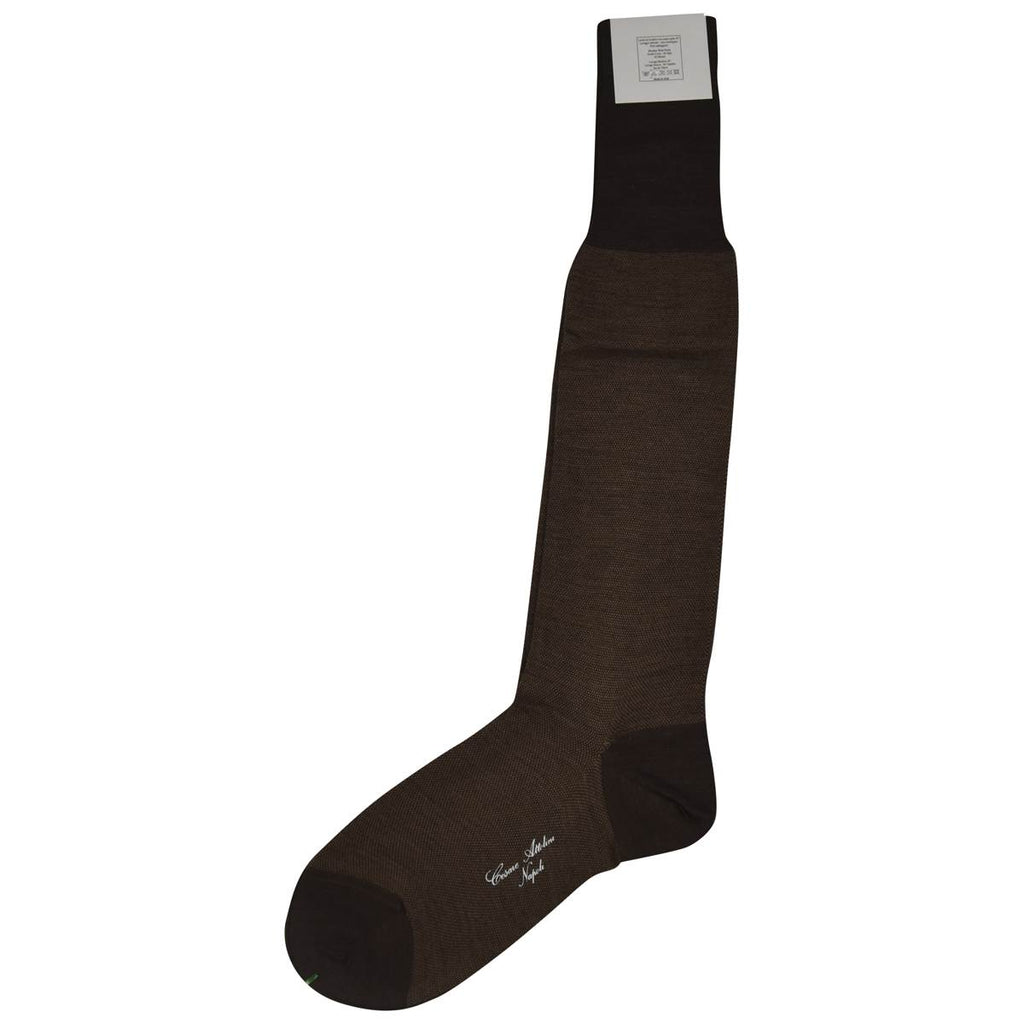 Cesare Attolini CESARE ATTOLINI Brown Virgin Wool Socks Brown 000