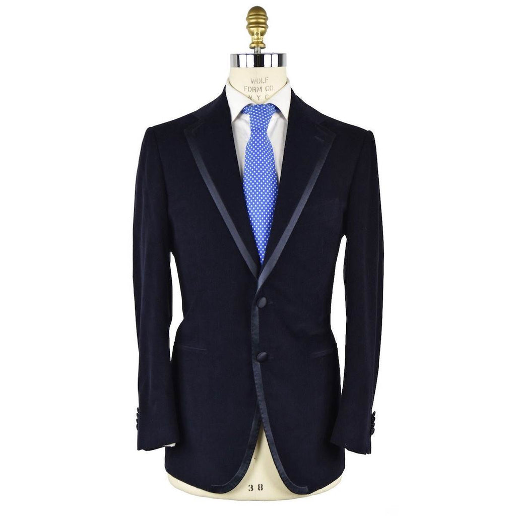 Cesare Attolini CESARE ATTOLINI Blue Cotton Tuxedo Jacket Blue 000