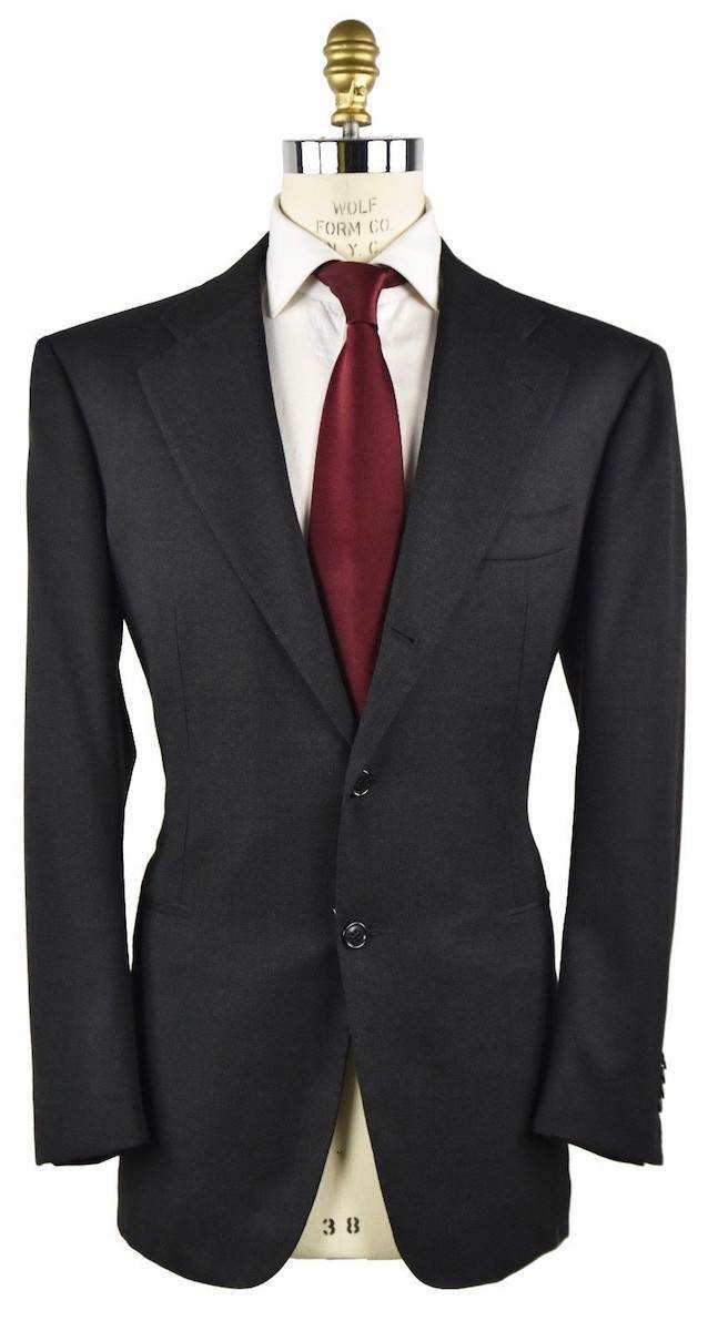 Cesare Attolini CESARE ATTOLINI Dark Gray Lambswool Blazer Dark Gray 000
