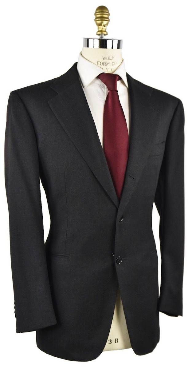 Cesare Attolini CESARE ATTOLINI Dark Gray Lambswool Blazer Dark Gray 001