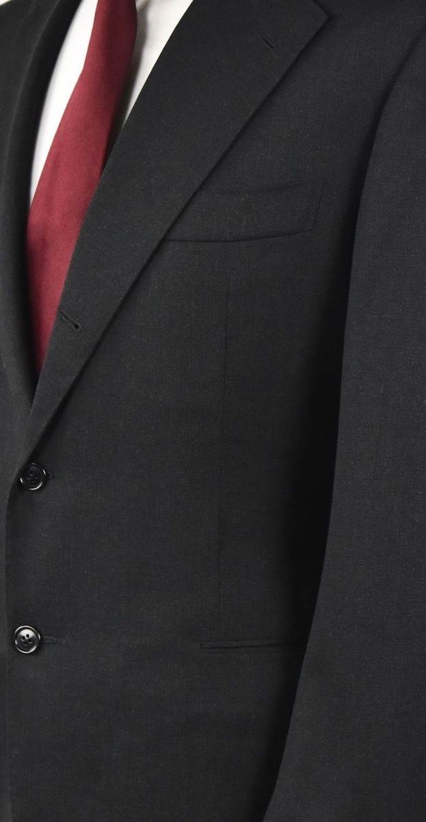 CESARE ATTOLINI Dark Gray Lambswool Blazer