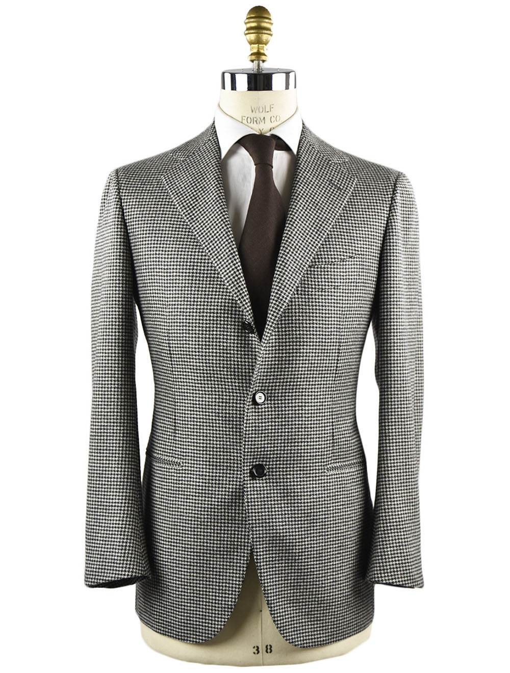 Cesare Attolini Cesare Attolini Black White Cashmere Blazer Black / White 000