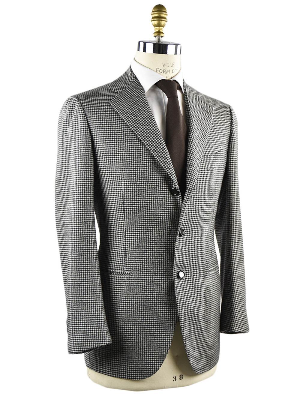 Cesare Attolini Cesare Attolini Black White Cashmere Blazer Black / White 001