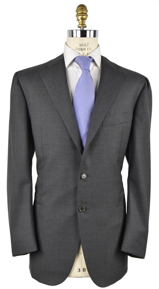 CESARE ATTOLINI Gray Wool 140's Suit
