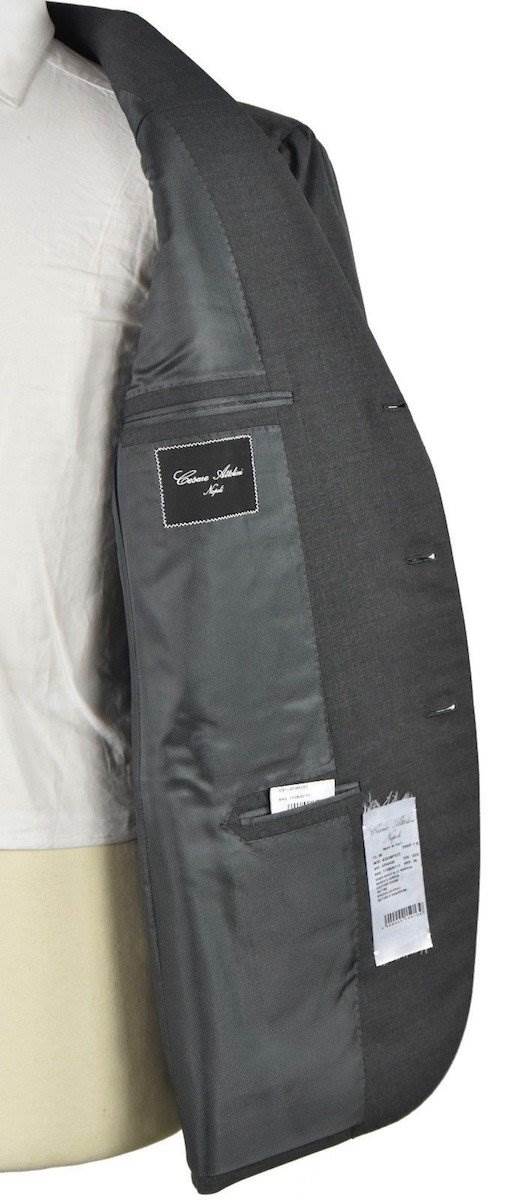 CESARE ATTOLINI Gray Wool 140's Suit