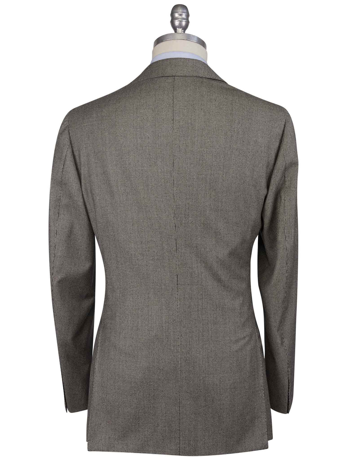Cesare Attolini Black White Wool 150's Suit