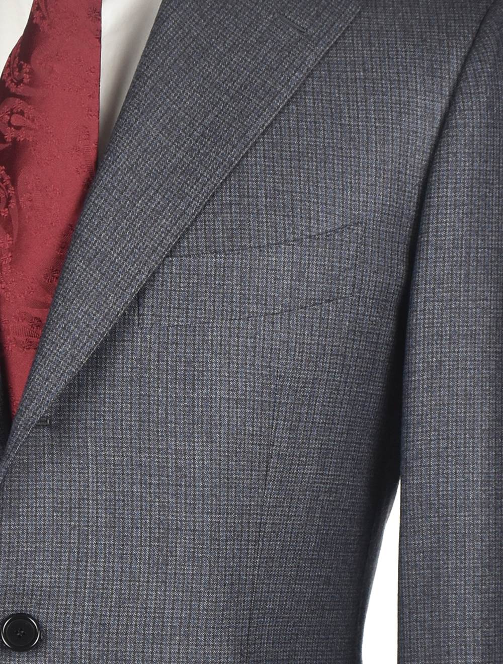 Cesare Attolini Multicolor Wool Silk Suit