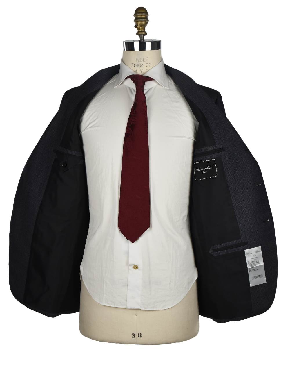 Cesare Attolini Multicolor Wool Silk Suit