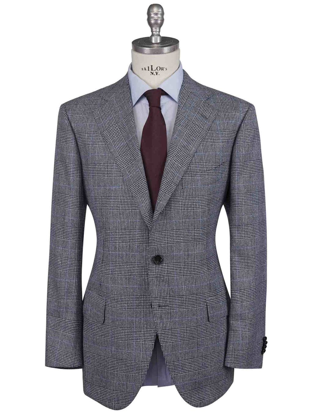 Cesare Attolini Gray Wool Linen Silk Suit