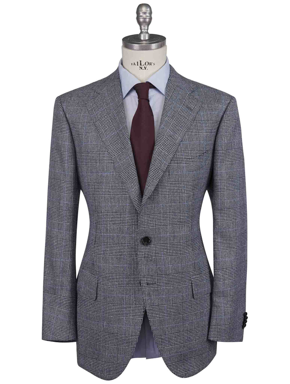 Cesare Attolini Gray Wool Linen Silk Suit
