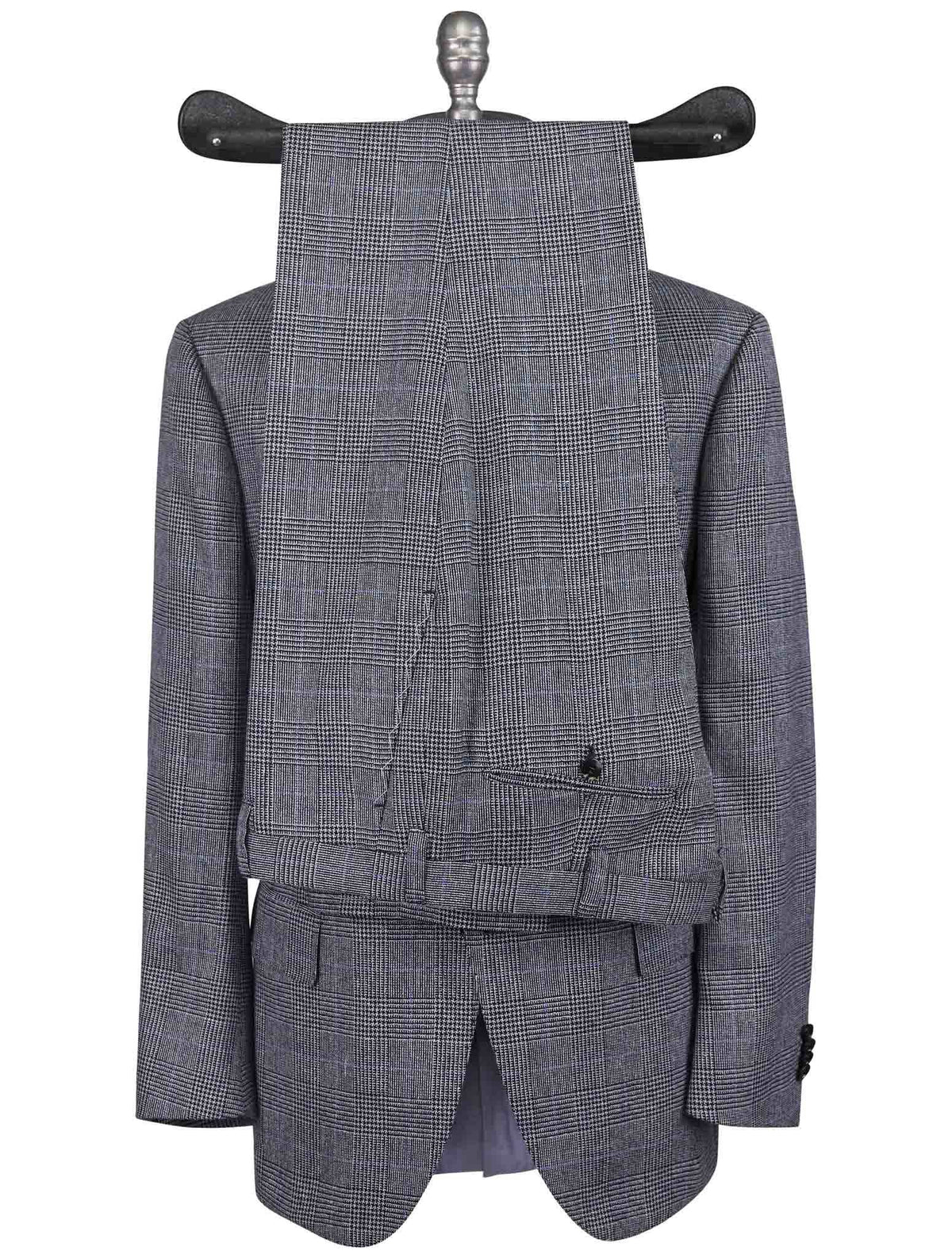 Cesare Attolini Gray Wool Linen Silk Suit