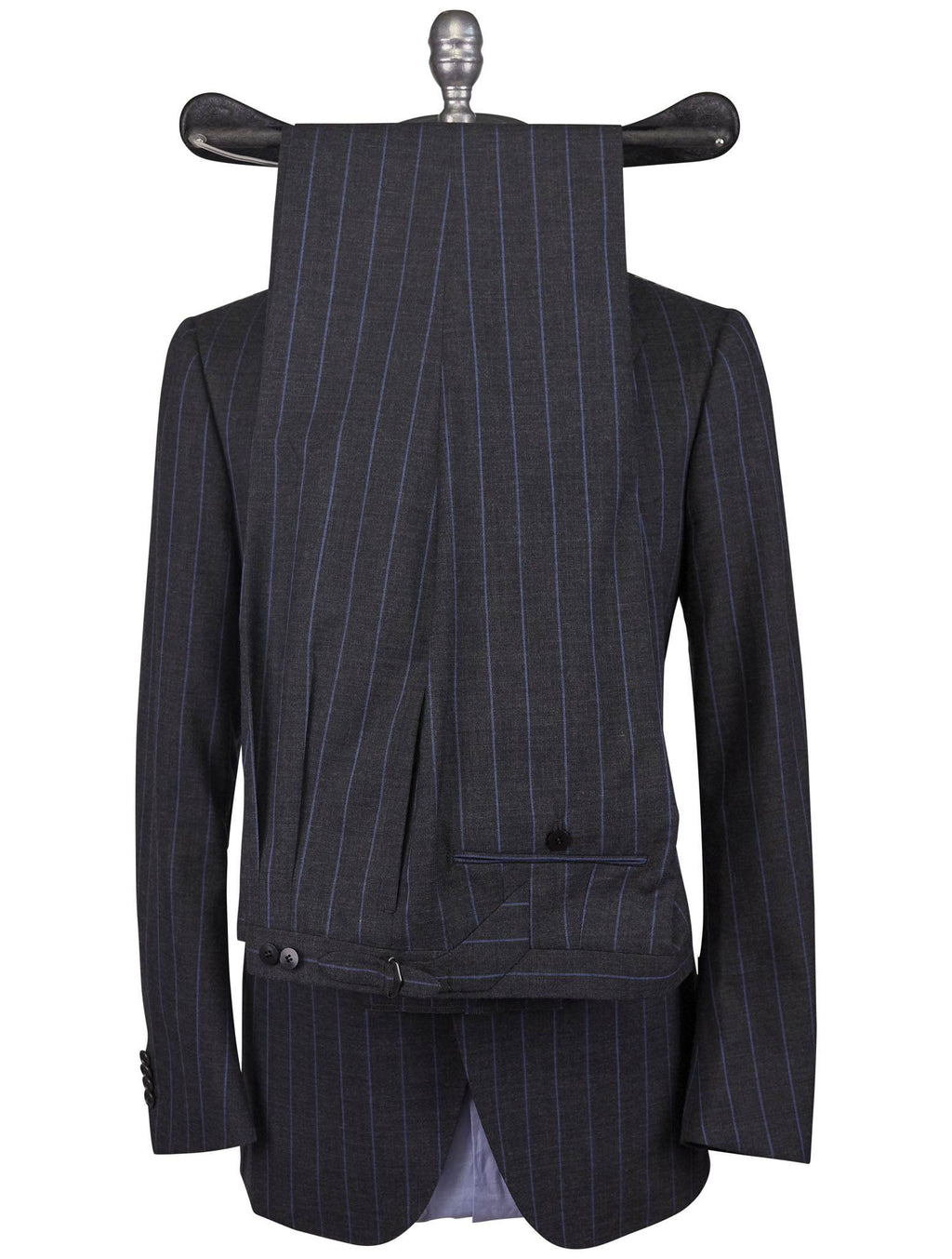 Cesare Attolini Gray Blue Wool Suit