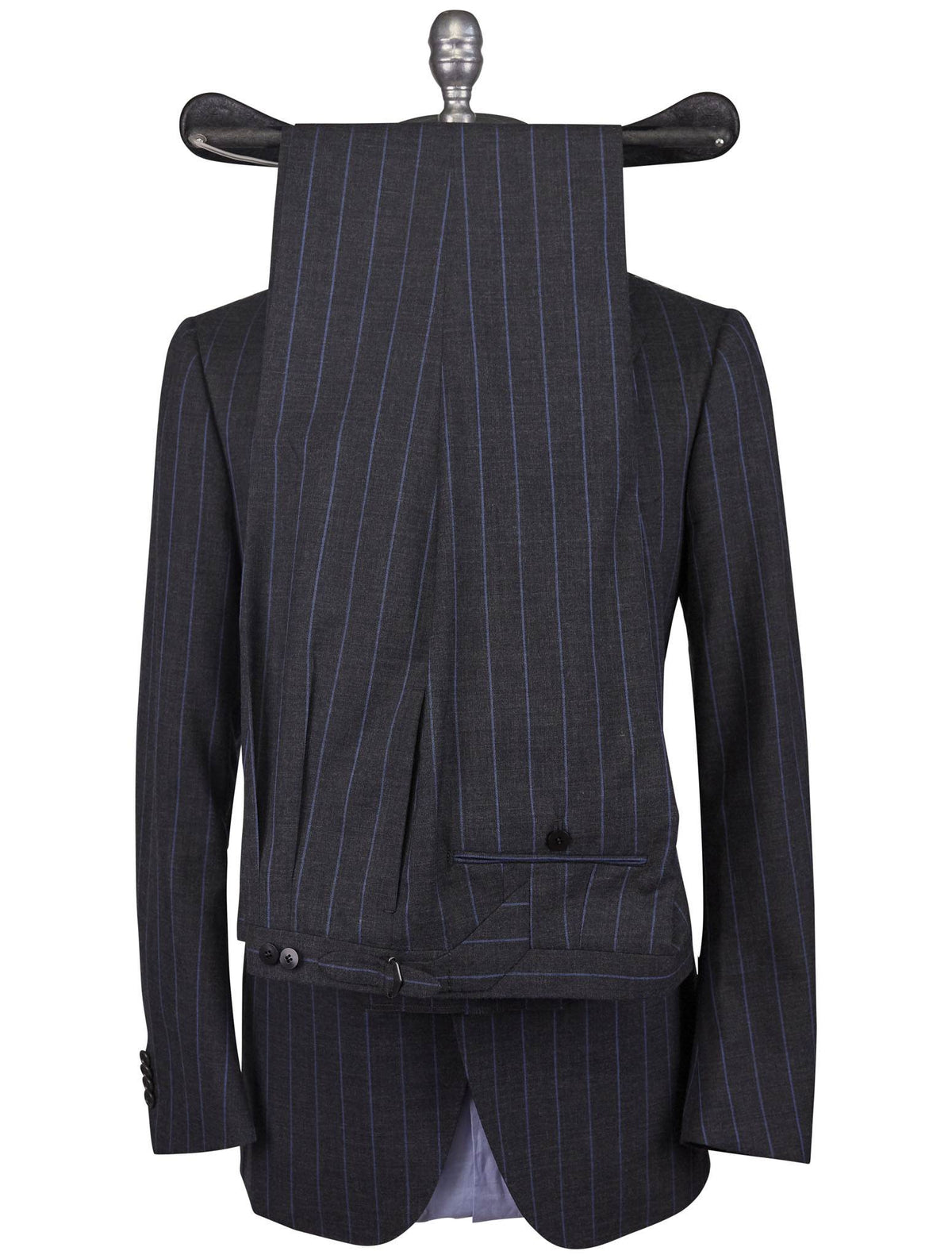 Cesare Attolini Gray Blue Wool Suit