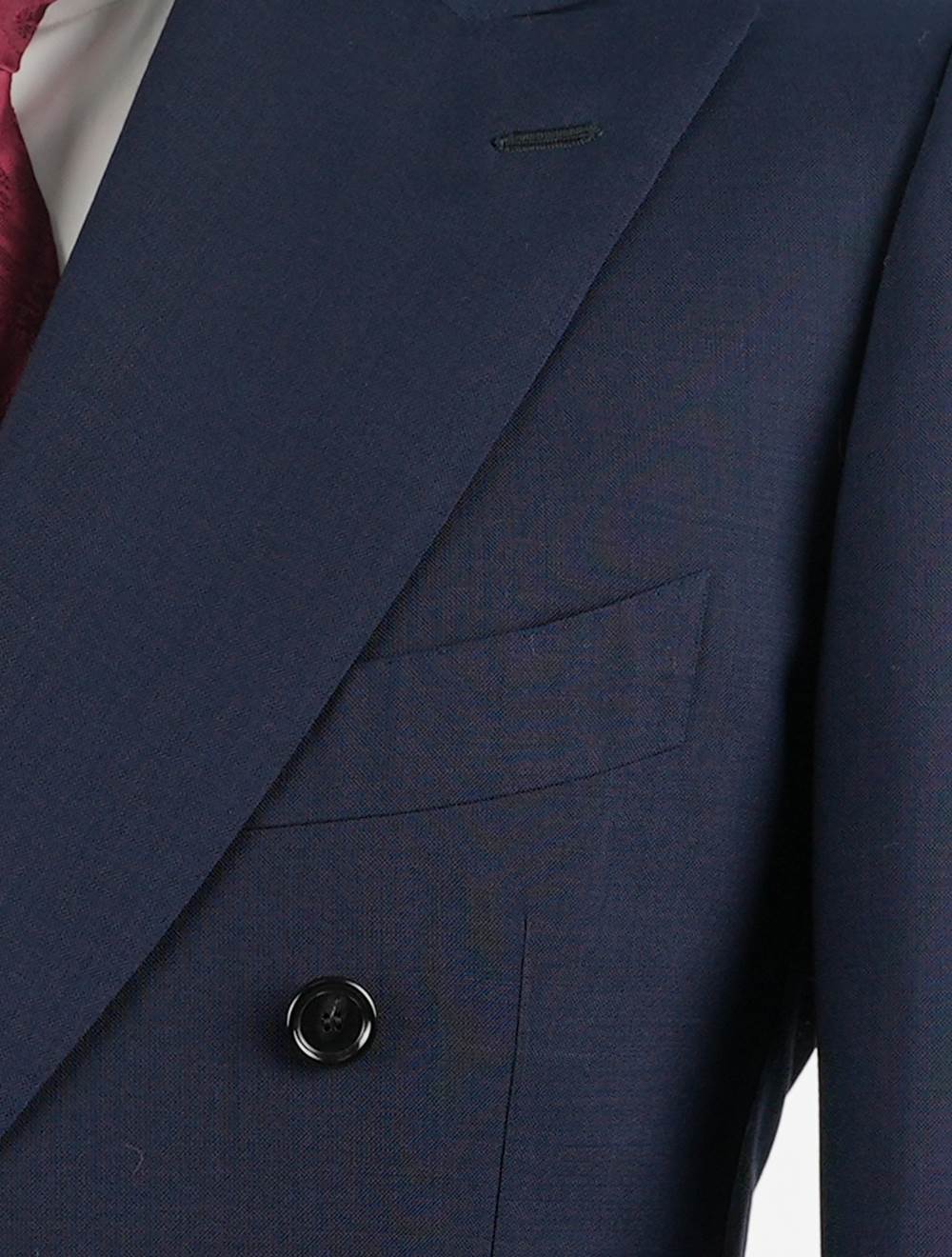 Cesare Attolini Blue Wool Mohair Suit