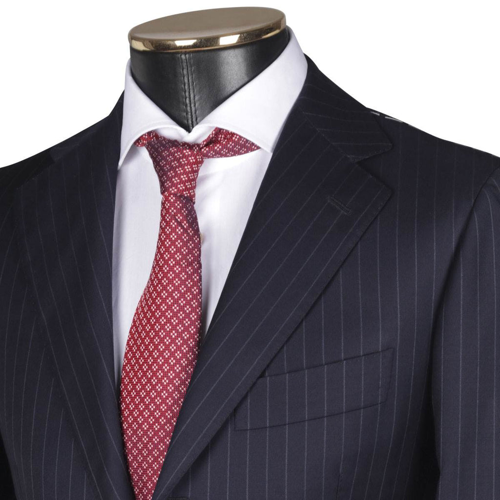 CESARE ATTOLINI Blue Wool 110's Suit