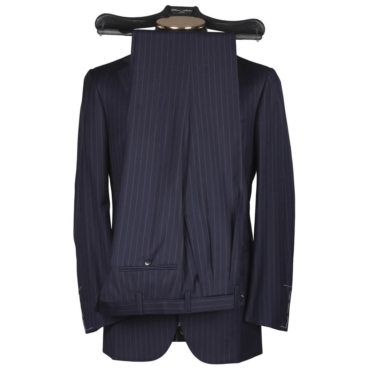 CESARE ATTOLINI Blue Wool 110's Suit