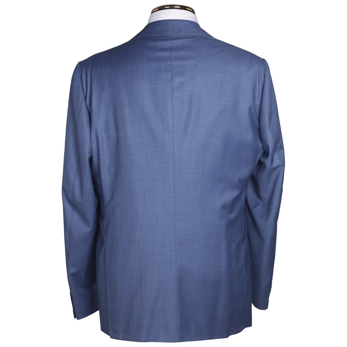 CESARE ATTOLINI Blue Wool 170's Silk Suit