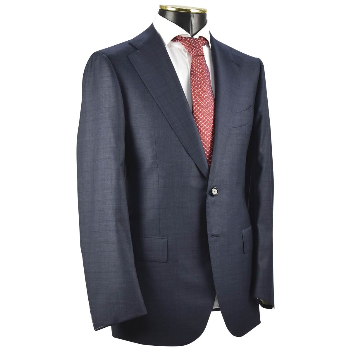 CESARE ATTOLINI Blue Wool 170's Suit