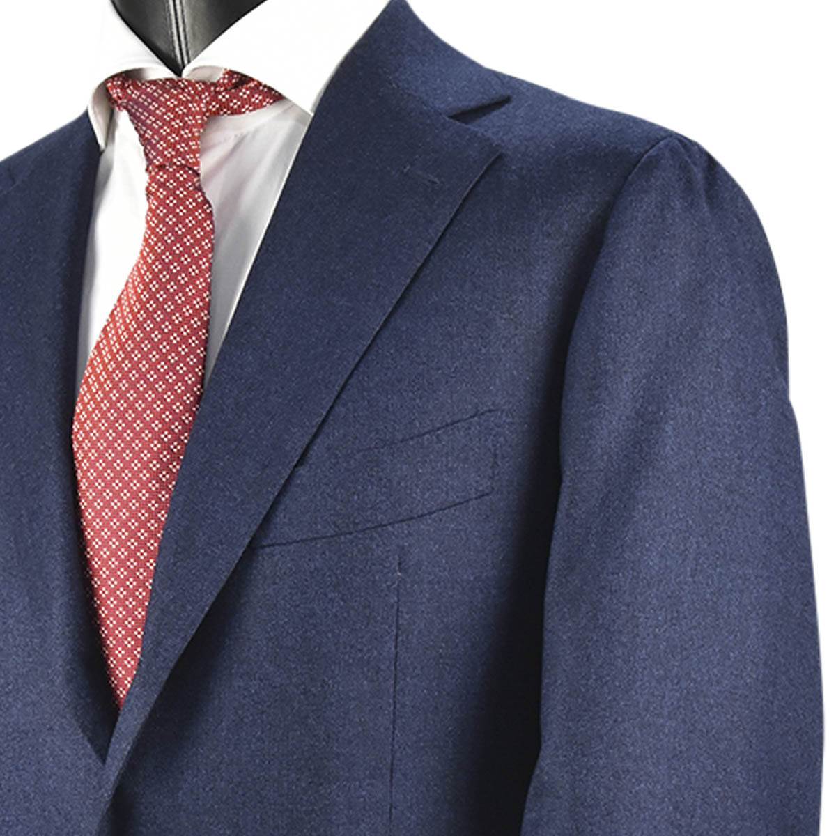 CESARE ATTOLINI Blue Wool 120's Suit