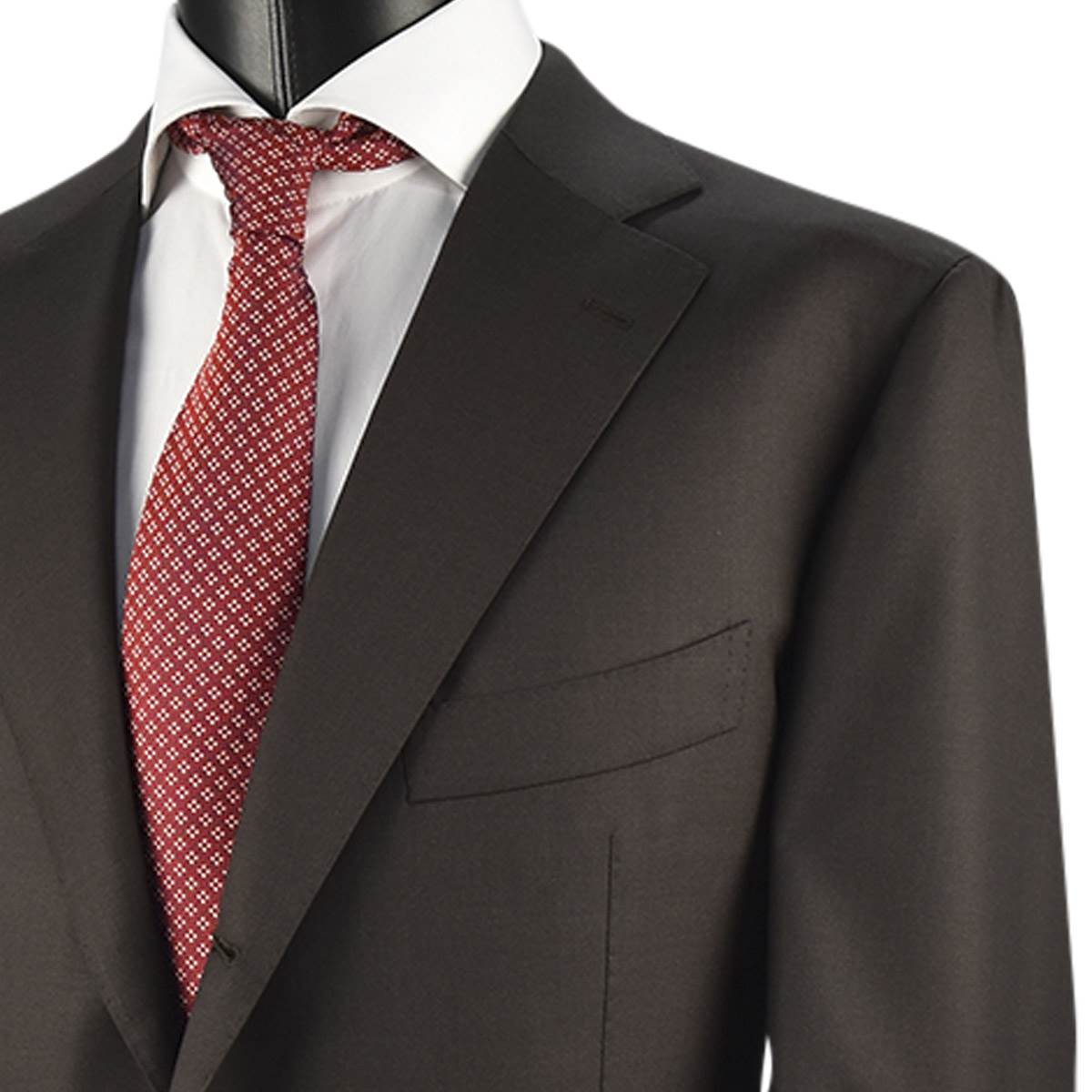 CESARE ATTOLINI Brown Wool 150's Suit