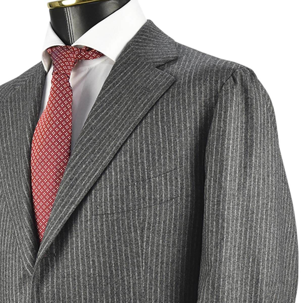 CESARE ATTOLINI Gray Wool Suit