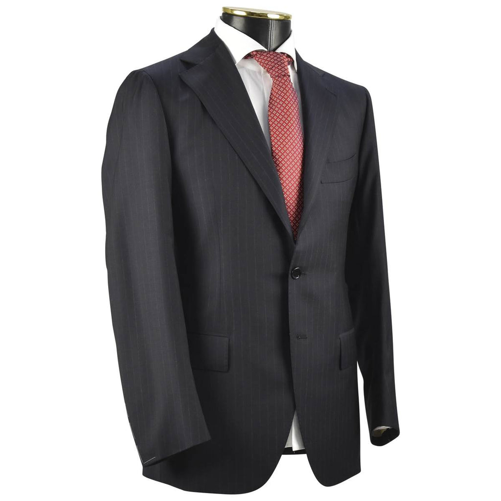 CESARE ATTOLINI Dark Blue Wool 130's Suit