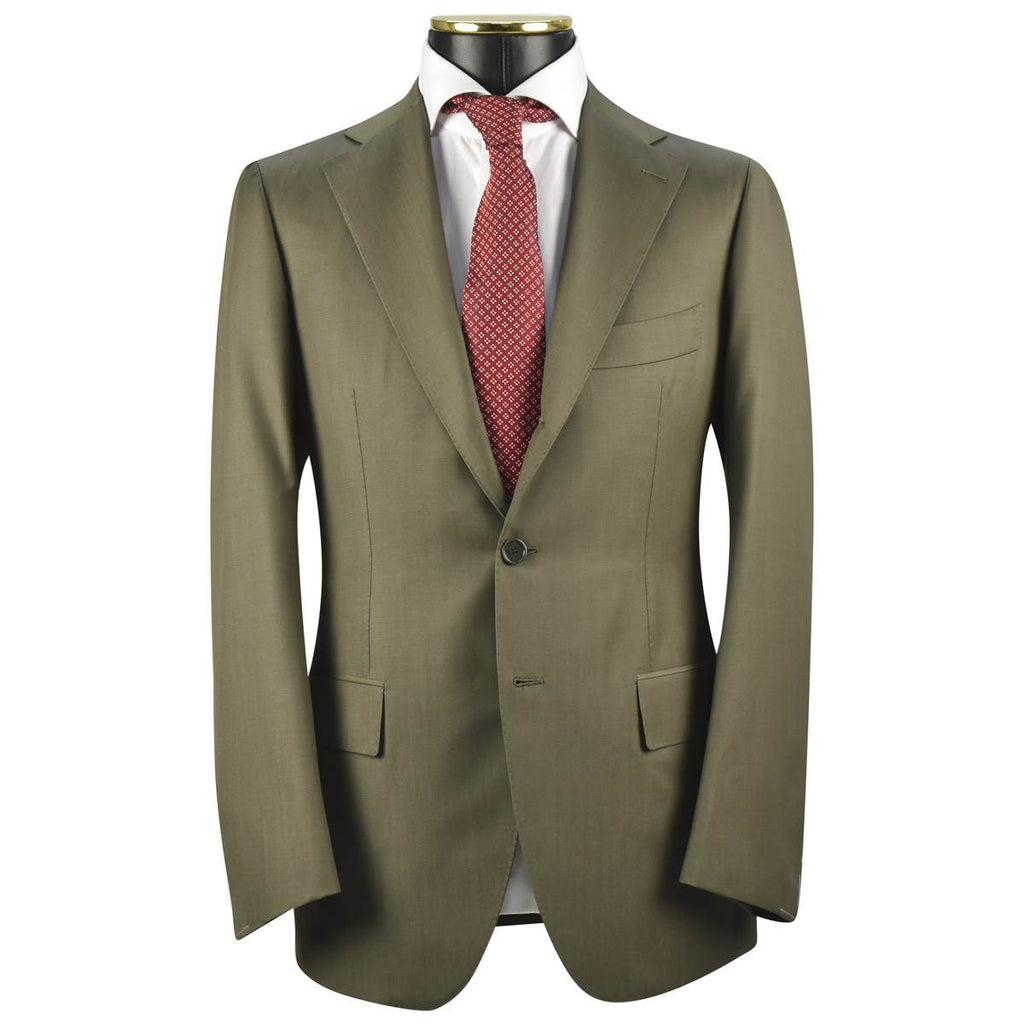 Cesare Attolini CESARE ATTOLINI Green Wool 150's Suit Green 000