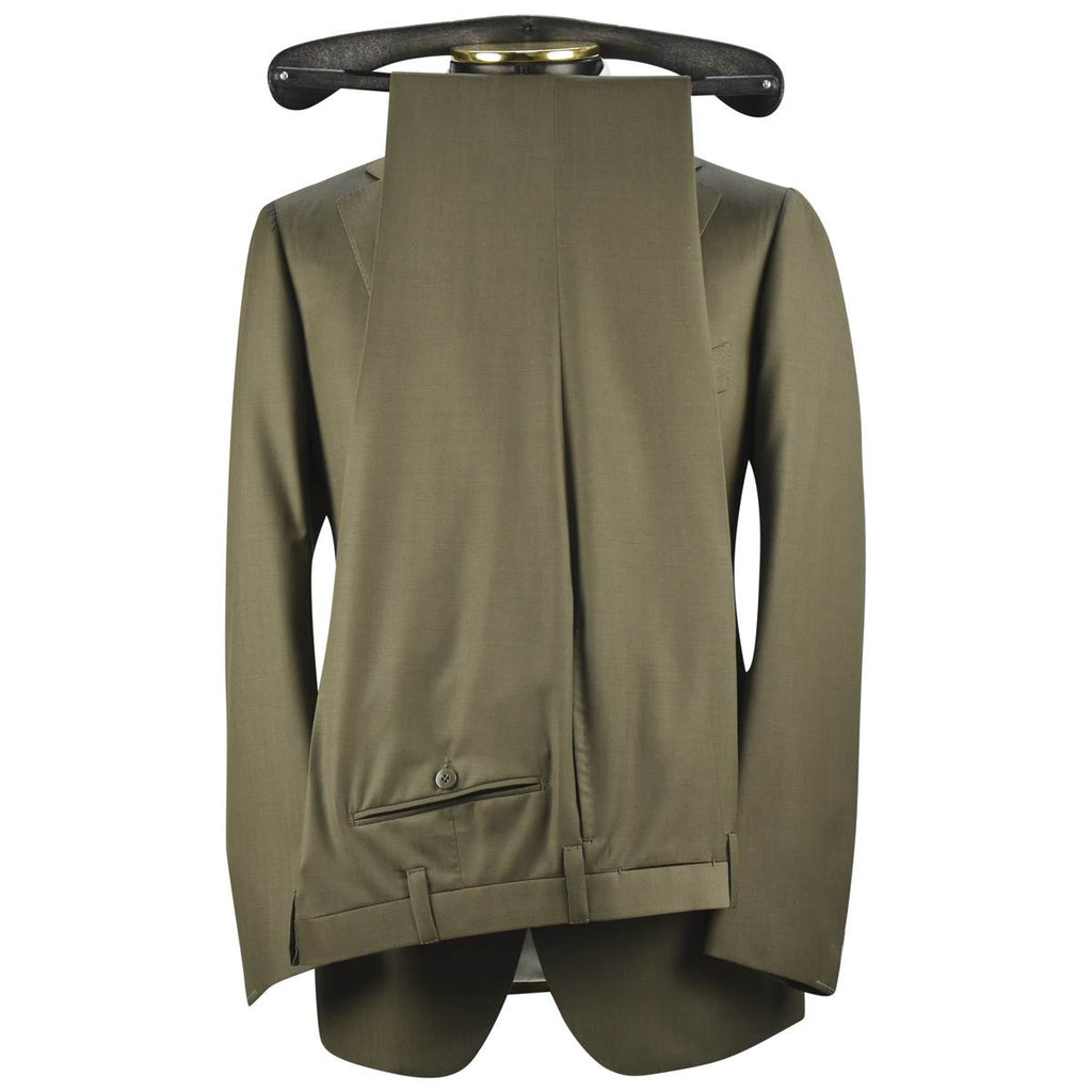 Cesare Attolini CESARE ATTOLINI Green Wool 150's Suit Green 001
